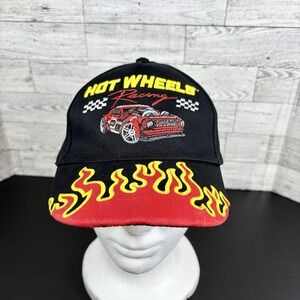 Hot Wheels Hat Racing embroidered Flames. Youth Size